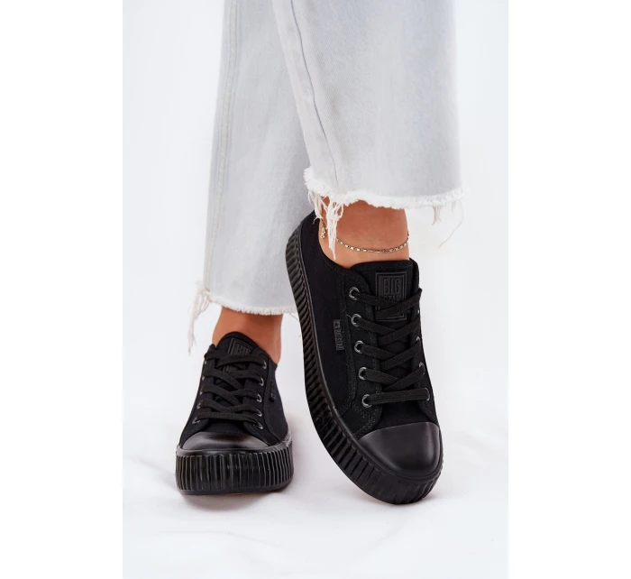 Dámské Textilní Tenisky Na Platformě Big Star model 21694342 Černé - Big Star Shoes Dámské Textilní Tenisky Na Platformě Big Star model 21694342 Černé - Big Star Shoes
