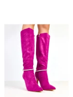 Kozačky na podpatku  model 218126 Solea