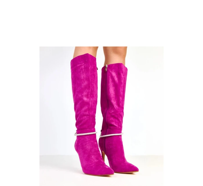 Kozačky na podpatku  model 218126 Solea