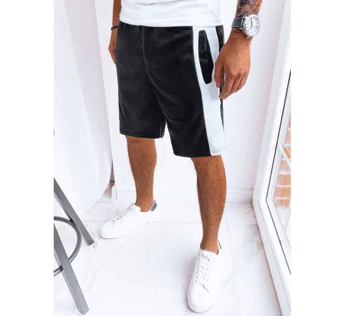 Pánské černé teplákové šortky Dstreet model 21968958 - FashionStreet