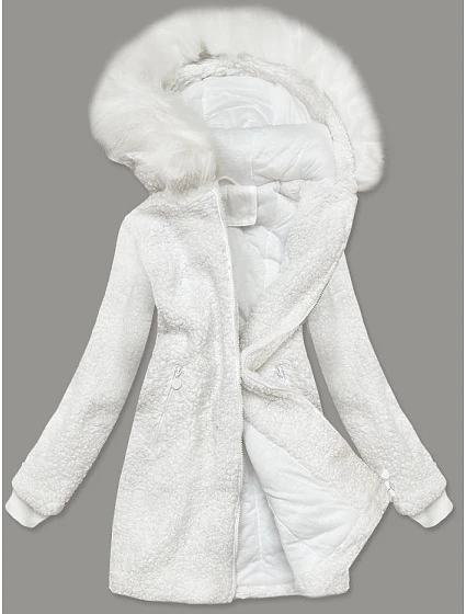 KURTKA DAMSKA Z KAPTUREM BIAŁA model 21242716 - Z-DESIGN