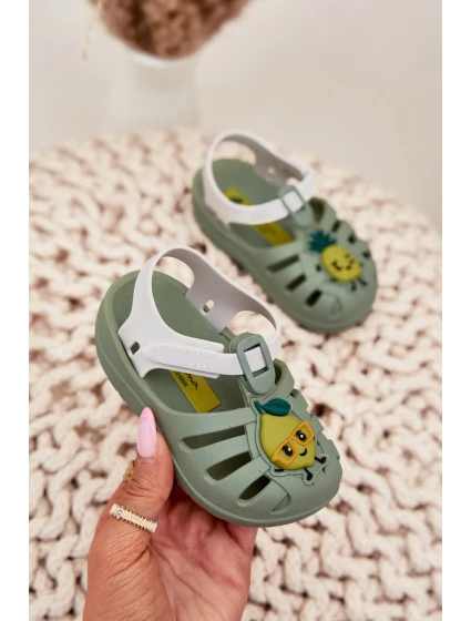Dětské Sandály Na Suchý Zip  Summer Baby Zelené model 21698767 - Ipanema
