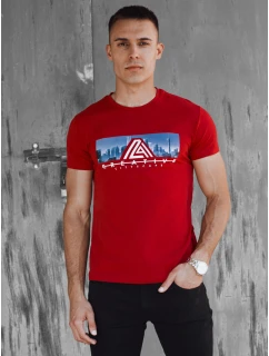 FashionStreet červené pánské tričko RX5553