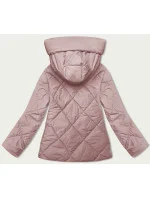 Růžová dámská bunda pro přechodné období model 21246660 - J.STYLE
