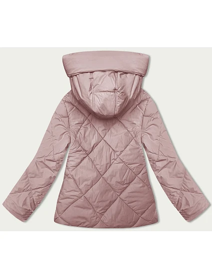 Růžová dámská bunda pro přechodné období model 21246660 - J.STYLE