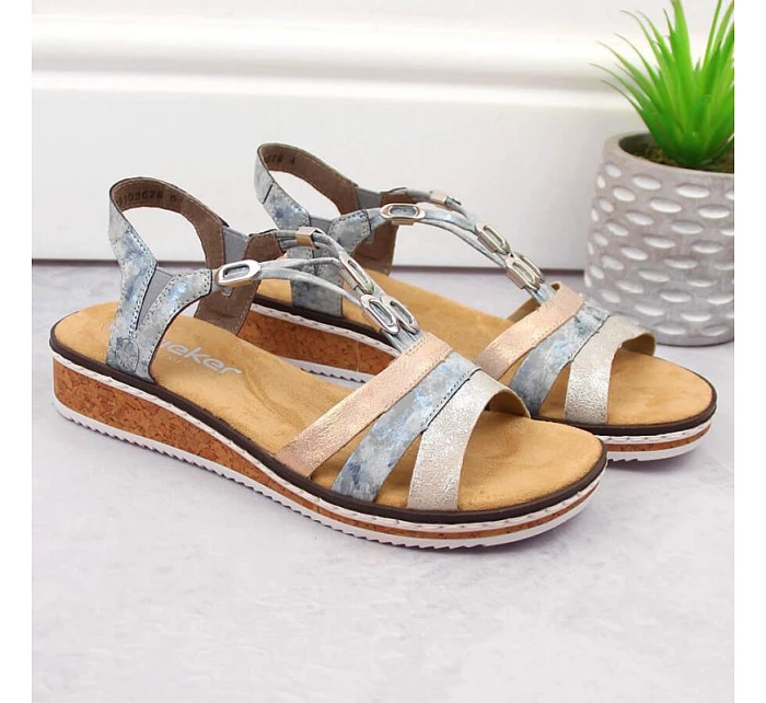 Pohodlné sandály W model 22050656 - Rieker Pohodlné sandály W model 22050656 - Rieker