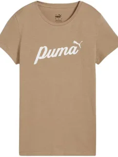 Puma ESS+Script dámské tričko béžové 679315 67