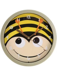 KIDS ANIMAL WALL CLOCK 20 CM bee dětské
