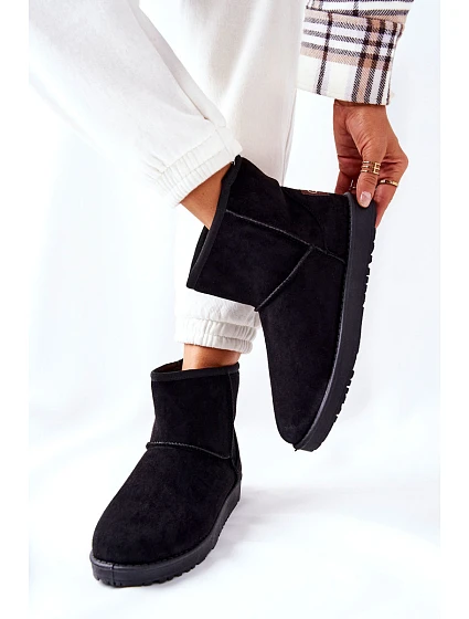 Sněhové Boty S Kožešinou černé model 21565692 - EVENTO