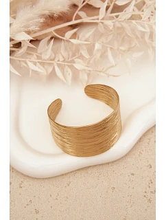 Dámský náramek ze nerezové oceli Zlatý