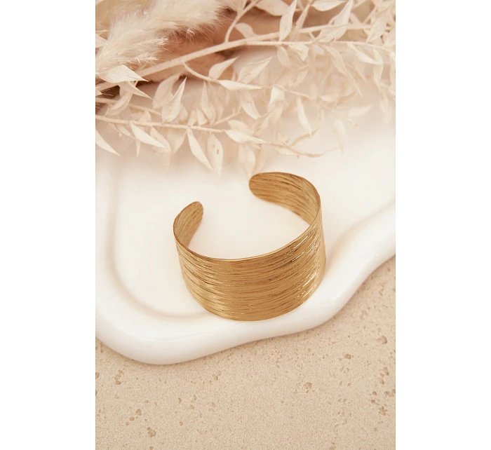 Dámský náramek ze nerezové oceli Zlatý Dámský náramek ze nerezové oceli Zlatý