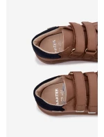 Kožené dětské polobotky Barefoot s Medvídkem model 21958971 Béžové - Bartek S.A.