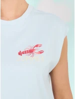 T shirt D12022M02769B jasny niebieski