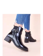 Boty na podpatku model 222370 Solea Boty na podpatku model 222370 Solea