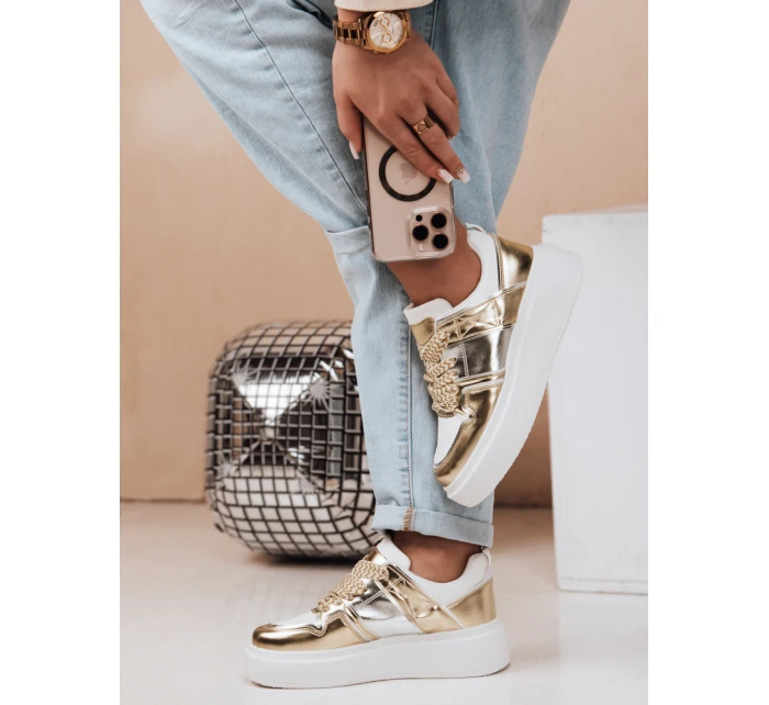 Dámské tenisky na platformě HYPERWAY gold FashionStreet ZY0621