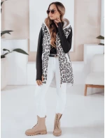 Dámská prošívaná maskáčová vesta ELMERA bílá FashionStreet TY5028