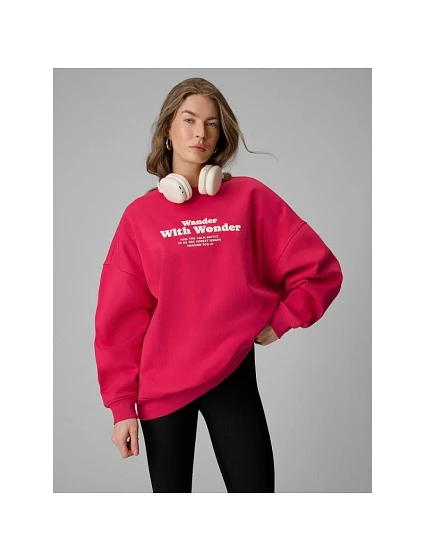 Dámská oversize mikina bez kapuce 4F 4FRSS26TSWSF2993-53S dámské Dámská oversize mikina bez kapuce 4F 4FRSS26TSWSF2993-53S dámské
