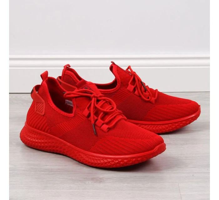 Pánská textilní sportovní obuv NEWS M EVE266B Red - Ostatní