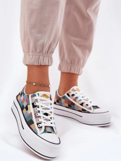 Vzorované Dámské Tenisky Na Platformě Lee Cooper LCW-25-31-3441L Multikolor
