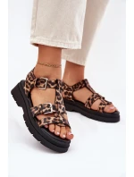 Dámské sandály z eko kůže s přezkami model 21699606 - Boto Dámské sandály z eko kůže s přezkami model 21699606 - Boto