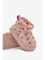 Dětské sněhule s růžové model 21762615 - Boto Dětské sněhule s růžové model 21762615 - Boto