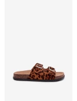 Dámské pantofle s pásky Panterka model 21908434 - Boto