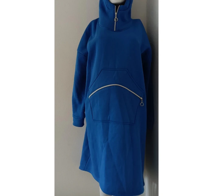 Dámská dlouhá teplá mikina model 21140216 modrá - FPrice