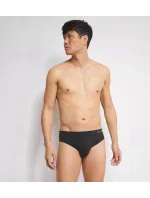 Pánské slipy GO Smooth Brief 2P - BLACK - černé 0004 - SLOGGI Pánské slipy GO Smooth Brief 2P - BLACK - černé 0004 - SLOGGI
