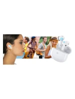 Bezdrátová sluchátka GIEWONT RealSound PRO ANC ENC GWS800-2 White