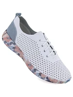 Dámské kožené polobotky bílé Artiker 58C0586 Dámské kožené polobotky bílé Artiker 58C0586