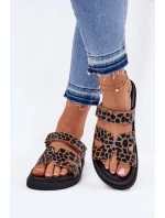 Dámské sandály na suchý zip model 21697760 - VINCEZA