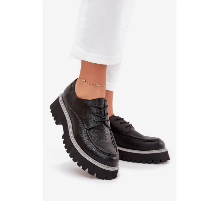 Dámské Mokasíny Se Šněrováním Big Star model 21705295 Černé - Big Star Shoes