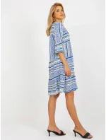 Dámské šaty model 18132732 tmavě modré - FPrice Dámské šaty model 18132732 tmavě modré - FPrice