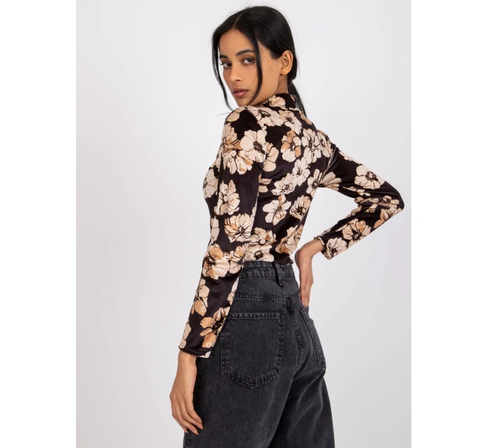 Halenka DHJ BZ model 17081376 černá a béžová - FPrice Halenka DHJ BZ model 17081376 černá a béžová - FPrice