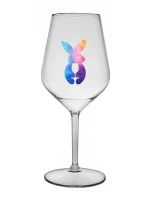 ZAJÍČEK - čirá nerozbitná sklenice na víno 470 ml