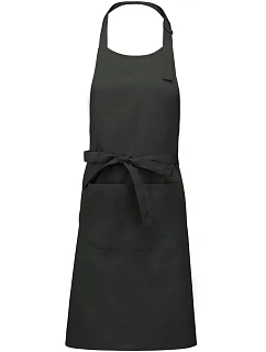 Kariban K 885 Zástěra s laclem 20.K885 dark grey