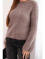 Svetr dámský z s rukávy fango model 21764765 - K-Fashion