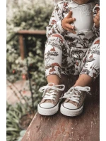 Dětské Brokátové Tenisky Růžové Zlato Bling-Bling Dětské Brokátové Tenisky Růžové Zlato Bling-Bling