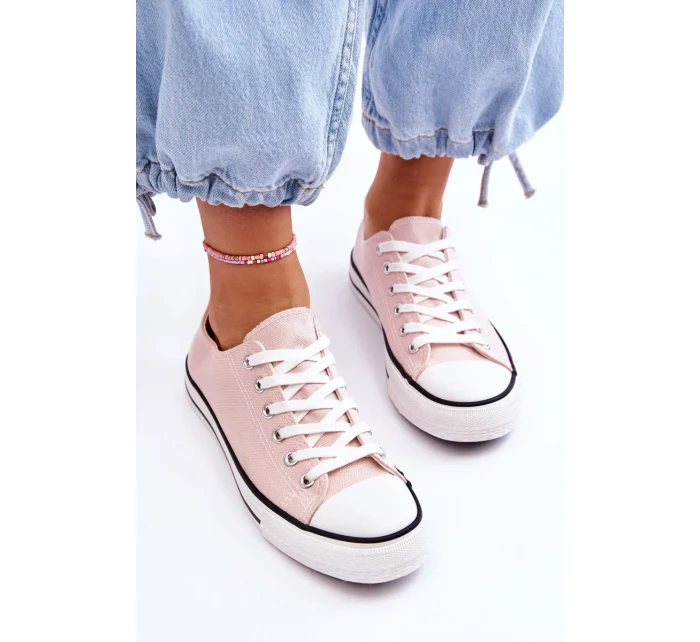 Klasické nízké dámské tenisky Světle růžová Vegas Klasické nízké dámské tenisky Světle růžová Vegas