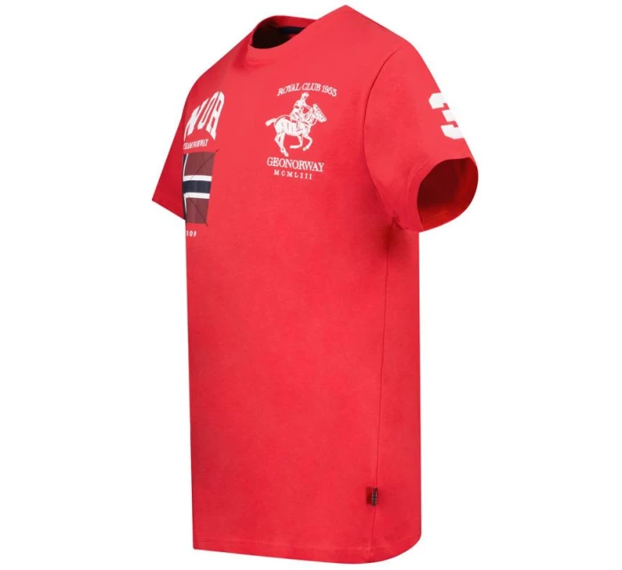 Pánské tričko model 21889944 Červená vzor - Geographical Norway