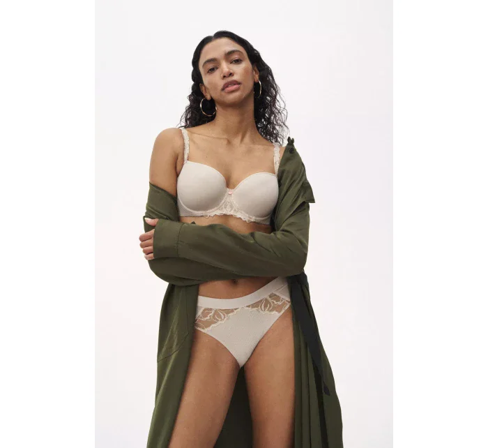 Dámské kalhotky Wild Azalea Florale Tai - BROWN - sv. béžové 00RB - TRIUMPH