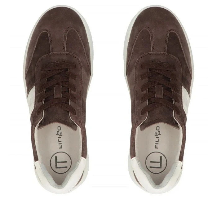 Dámské kožené polobotky na platformě Filippo DP7533 dámské