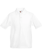 Fruit of the Loom Kids 65/35 Polo Dětské piqué polo 16.3417 white Fruit of the Loom Kids 65/35 Polo Dětské piqué polo 16.3417 white