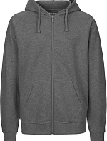 Neutral O 63301 Pánská mikina s kapucí z bio bavlny 77.6331 dark heather