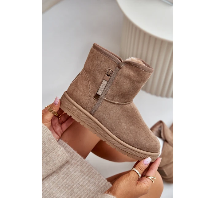 Dámské Sněhule Big Star OO274A165 Béžové