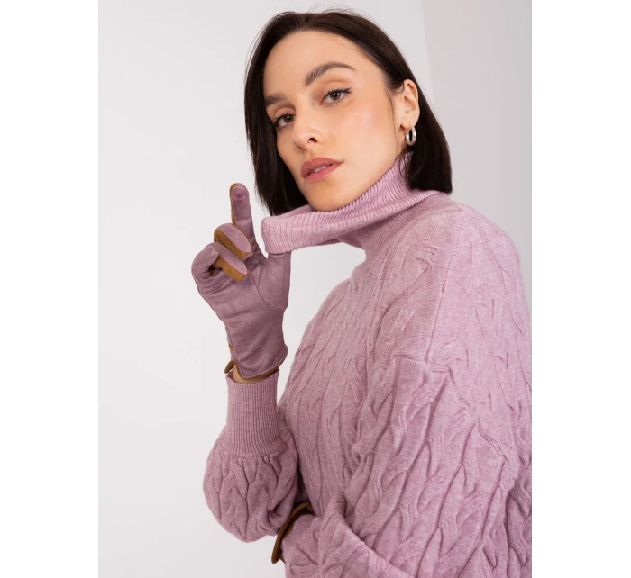 Rukavice AT RK 238601.31P tmavě fialová