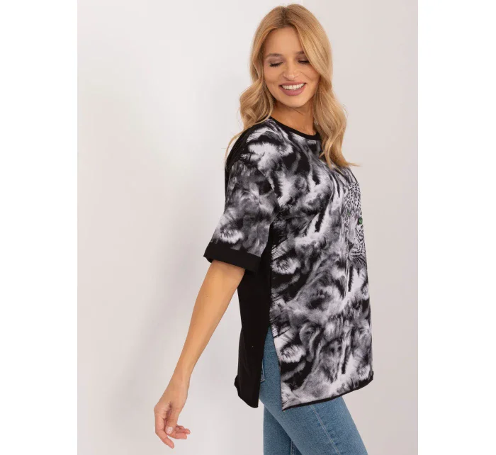 T shirt PM TS model 21192737 czarny - FPrice