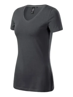 Action V-neck tričko dámské light anthracite