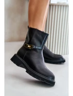 Boty na podpatku model 201759 Step in style Boty na podpatku model 201759 Step in style