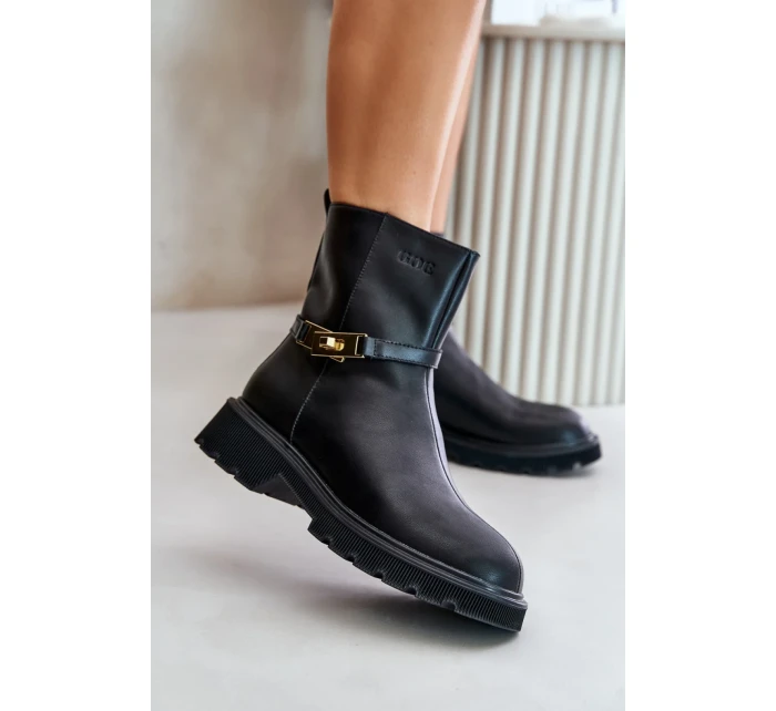 Boty na podpatku model 201759 Step in style Boty na podpatku model 201759 Step in style